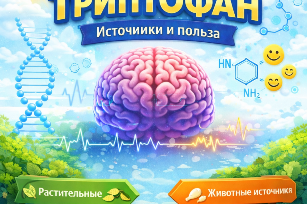Триптофан — что это такое и зачем он нужен организму